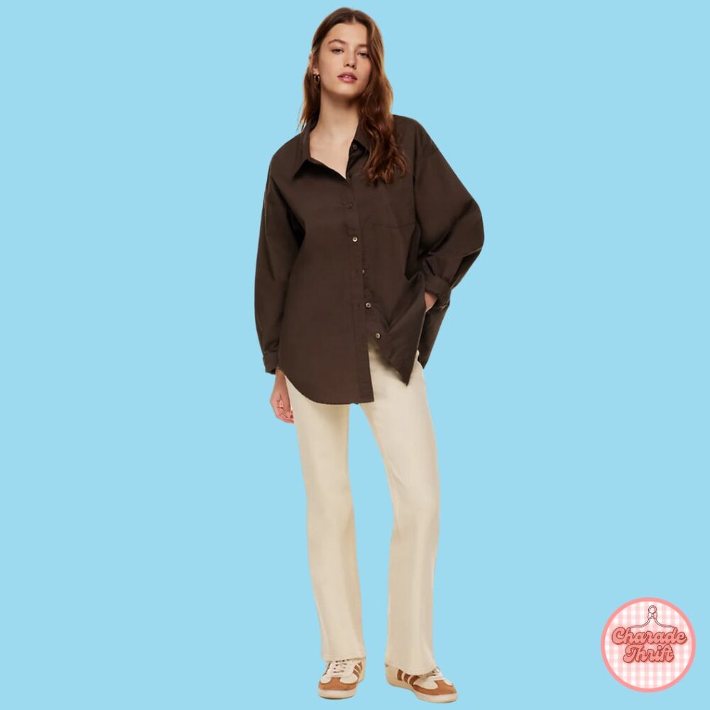 Aritzia x Wilfred "Relaxed Poplin Shirt"